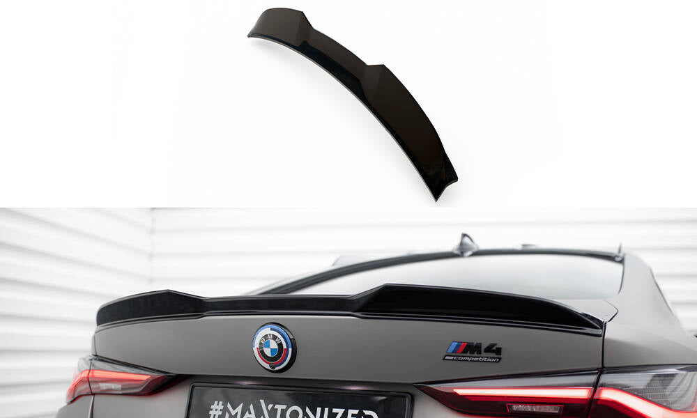 Heckspoiler Lippe 3D BMW M4 G82 / G82 Facelift / M440i / 4 M-Paket G22 / G22 Facelift schwarz Hochglanz – Ansicht 2