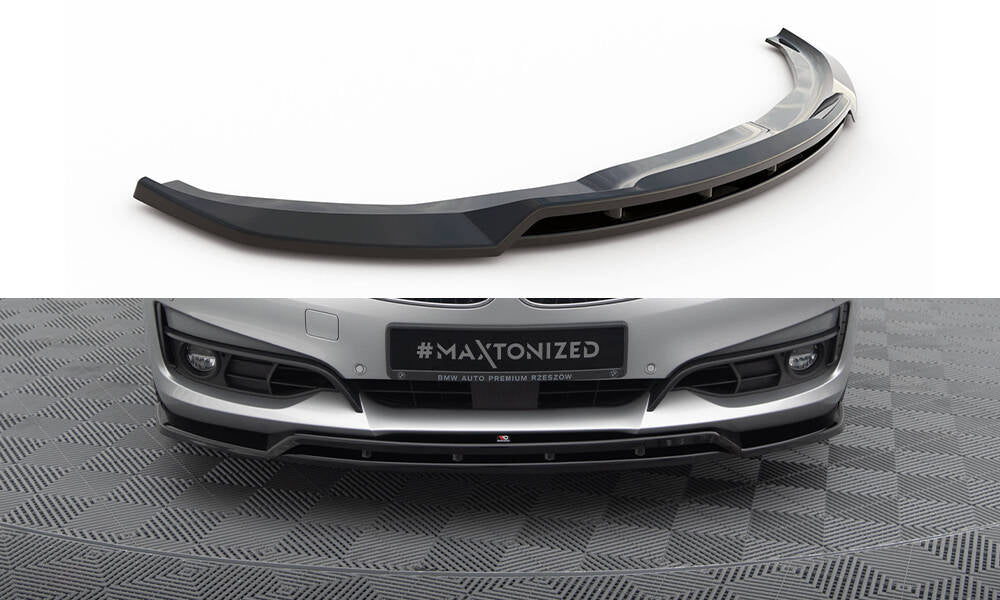 Street+ Spoilerlippe Front Ansatz passend für BMW 3er GT F34 schwarz Hochglanz – Ansicht 2