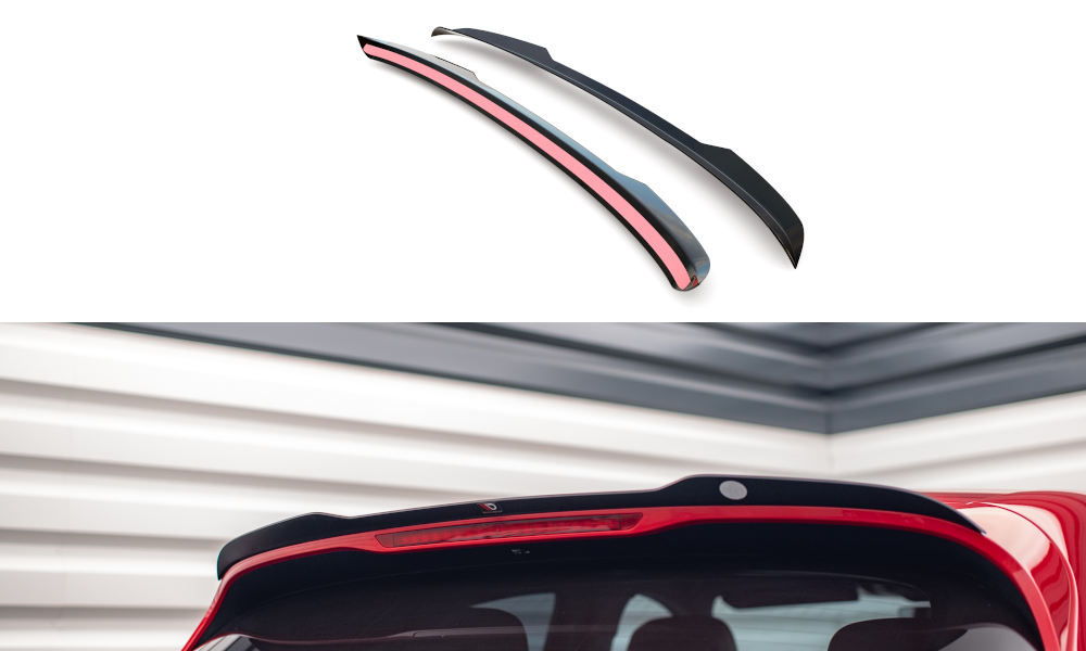 Heckspoiler Lippe Porsche Macan Mk1  schwarz Hochglanz – Ansicht 2