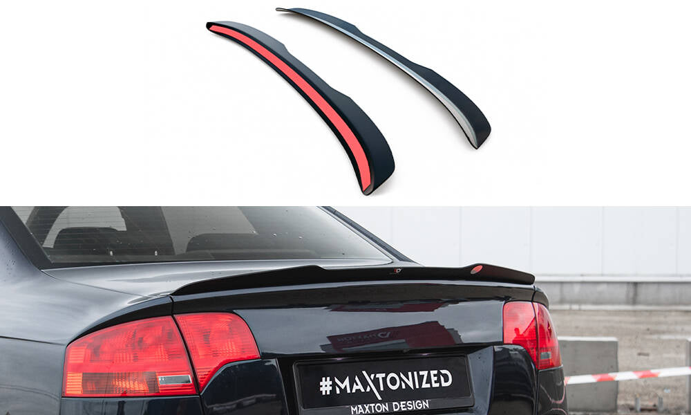 Heckspoiler Lippe Audi RS4 Limousine B7 schwarz Hochglanz – Ansicht 2