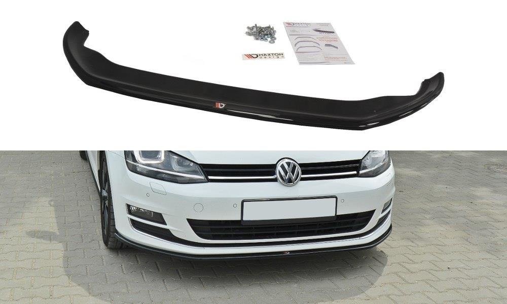 Street+ Spoilerlippe Front Ansatz passend für VW Golf Mk7 schwarz Hochglanz – Ansicht 2