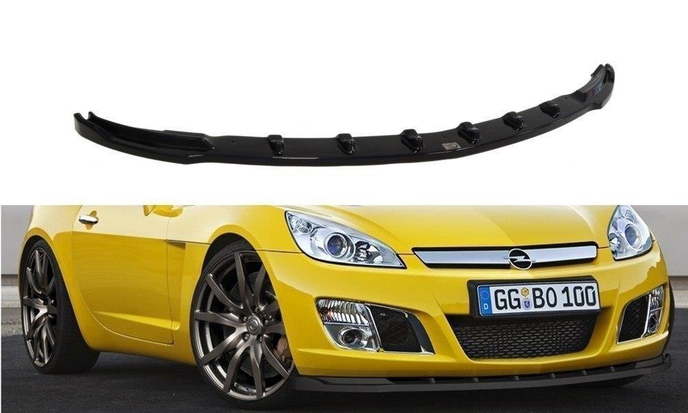 Street+ Spoilerlippe Front Ansatz passend für OPEL GT schwarz Hochglanz – Ansicht 2