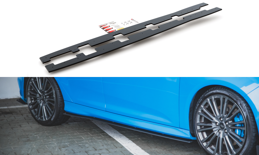 Street Pro Street+ Seitenschweller Leisten passend für Ford Focus RS Mk3 – Ansicht 2
