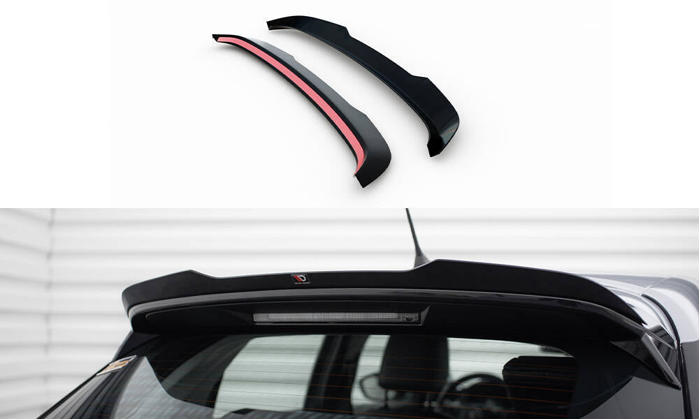 Heckspoiler Lippe Opel Corsa F ( Mk6) schwarz Hochglanz – Ansicht 2