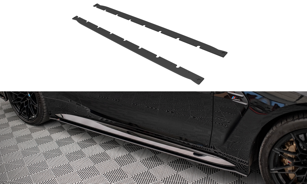 Street Pro Street+ Seitenschweller Leisten passend für BMW M4 G82 – Ansicht 2