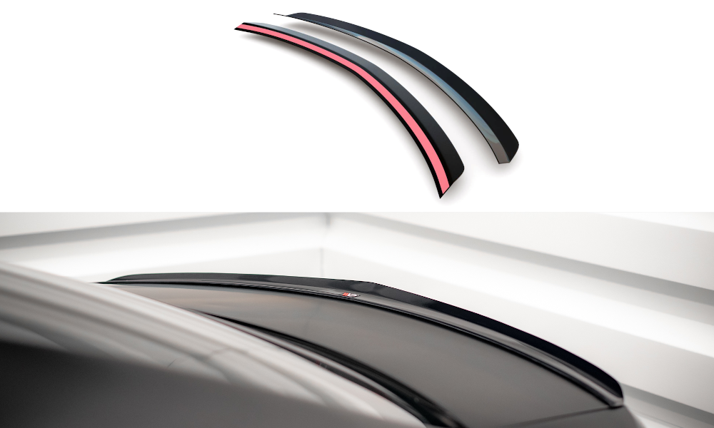 Heckspoiler Lippe Mercedes-Benz C Limousine Standard / AMG-Line W204 / W204 Facelift schwarz Hochglanz – Ansicht 2