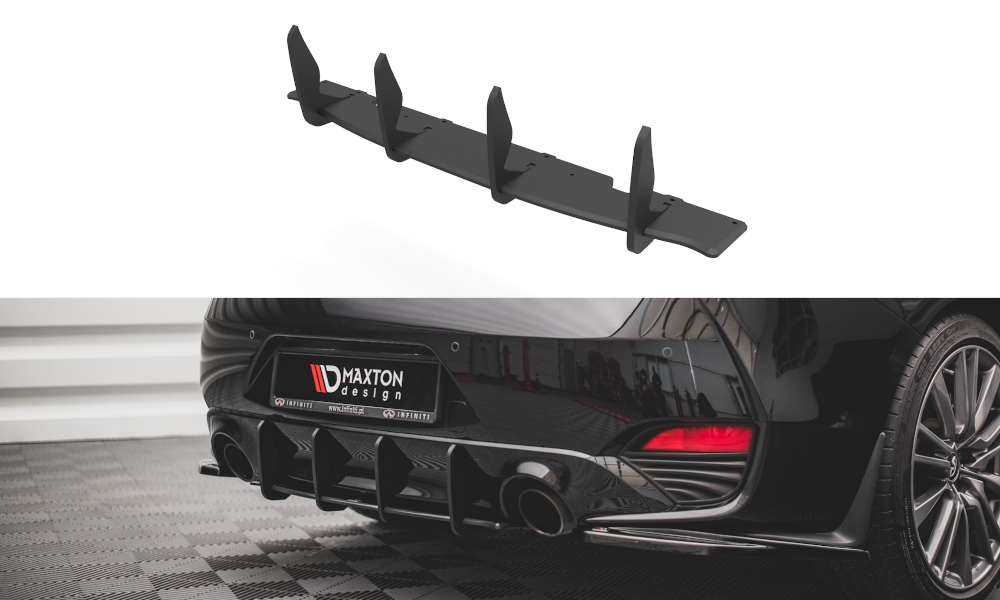 Street Pro Heckschürze passend für Infiniti Q60 S Mk2 – Ansicht 2