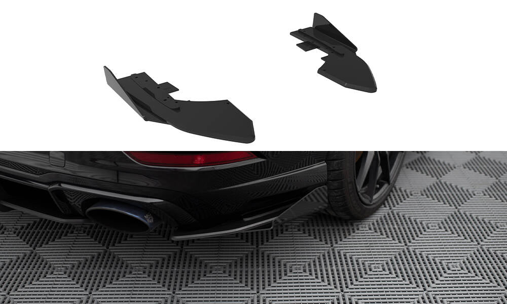 Street Pro Heck Ansatz Flaps Diffusor + Flaps passend für Audi RS3 Limousine 8V Facelift schwarz Hochglanz – Ansicht 2