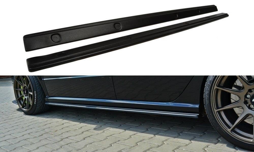 Street+ Seitenschweller Leisten passend für Skoda Fabia RS Mk1 schwarz Hochglanz – Ansicht 2