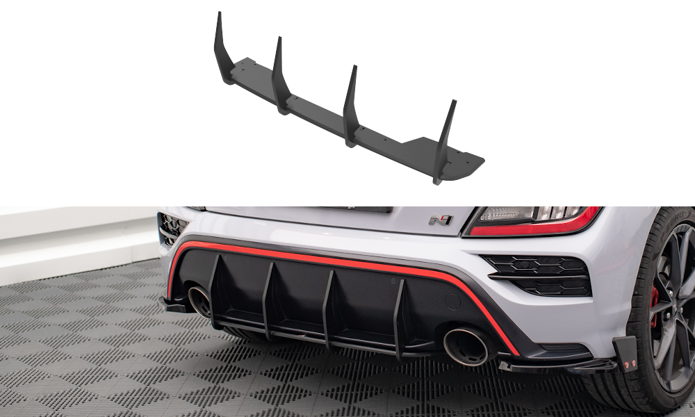 Street Pro Heckschürze passend für Hyundai Kona N Mk1 – Ansicht 2