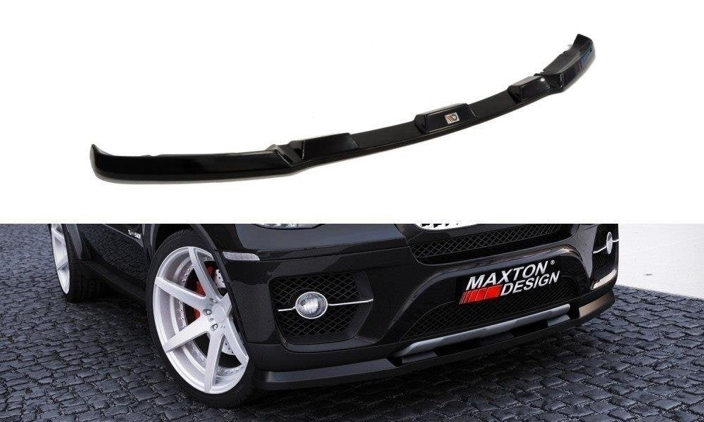 Street+ Spoilerlippe Front Ansatz passend für BMW X6 E71 schwarz Hochglanz – Ansicht 2