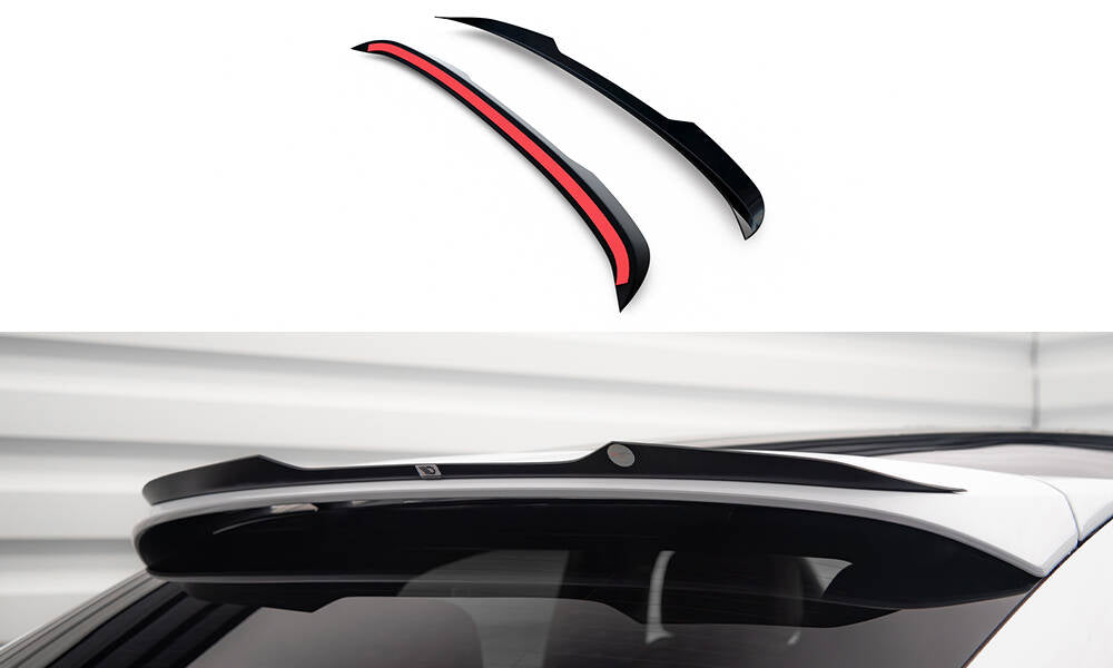 Heckspoiler Lippe Porsche Cayenne Coupe Mk3 schwarz Hochglanz – Ansicht 2