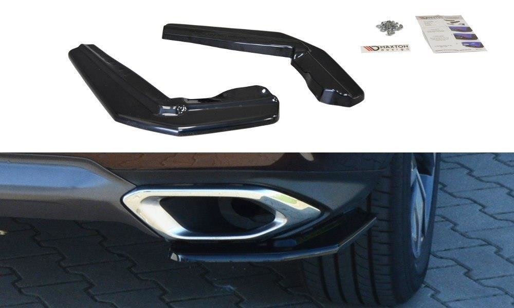 Heck Ansatz Flaps Diffusor passend für Lexus RX Mk4 T schwarz Hochglanz – Ansicht 2