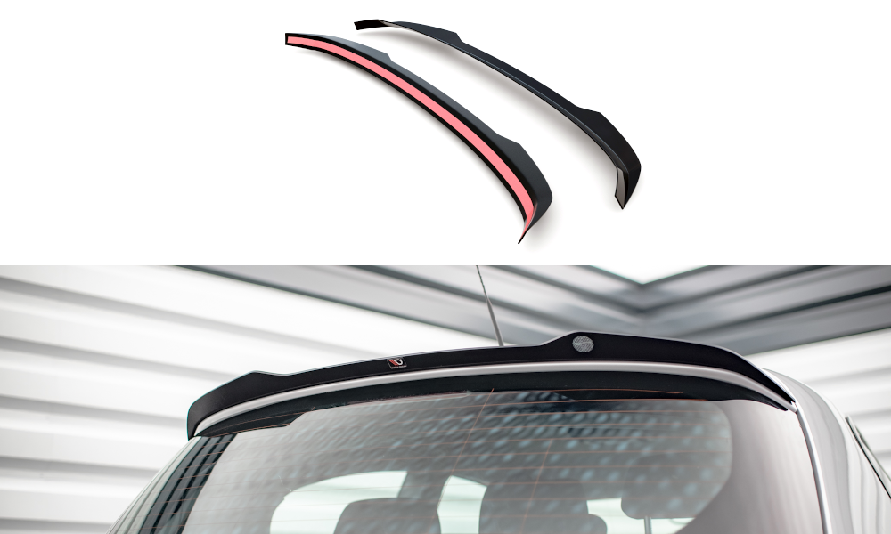 Heckspoiler Lippe V.2 BMW 1er E81 Facelift schwarz Hochglanz – Ansicht 2