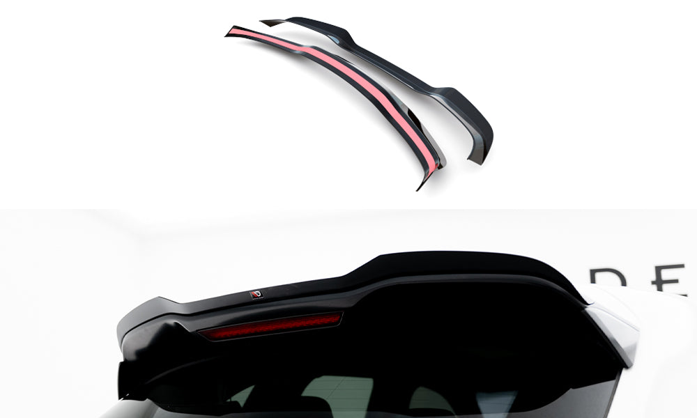 Heckspoiler Lippe Porsche Cayenne Turbo / Standard Mk2 schwarz Hochglanz – Ansicht 2