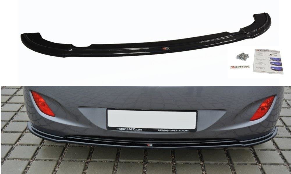 Heckansatz Hyundai i30 mk.2 schwarz Hochglanz – Ansicht 2