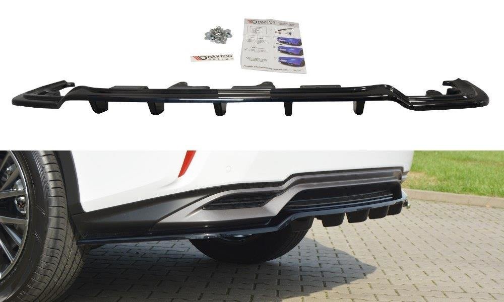 Heckansatz Lexus RX Mk4 H DTM LOOK schwarz Hochglanz – Ansicht 2