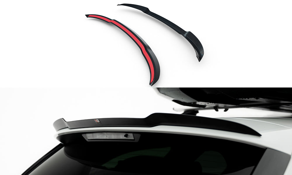 Heckspoiler Lippe Renault Talisman Grandtour schwarz Hochglanz – Ansicht 2