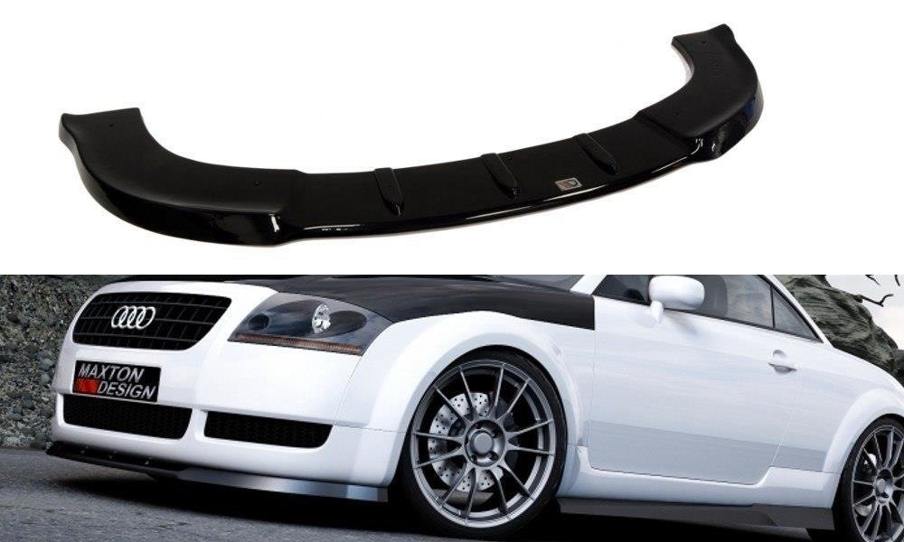 Street+ Spoilerlippe Front Ansatz passend für Audi TT 8N schwarz Hochglanz – Ansicht 2