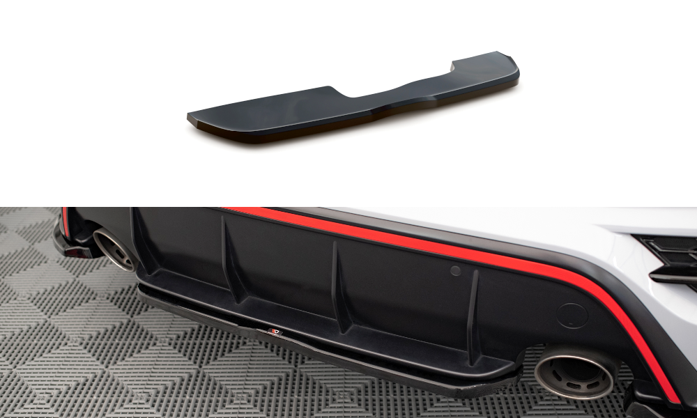 Heckansatz Hyundai Kona N Mk1 schwarz Hochglanz – Ansicht 2