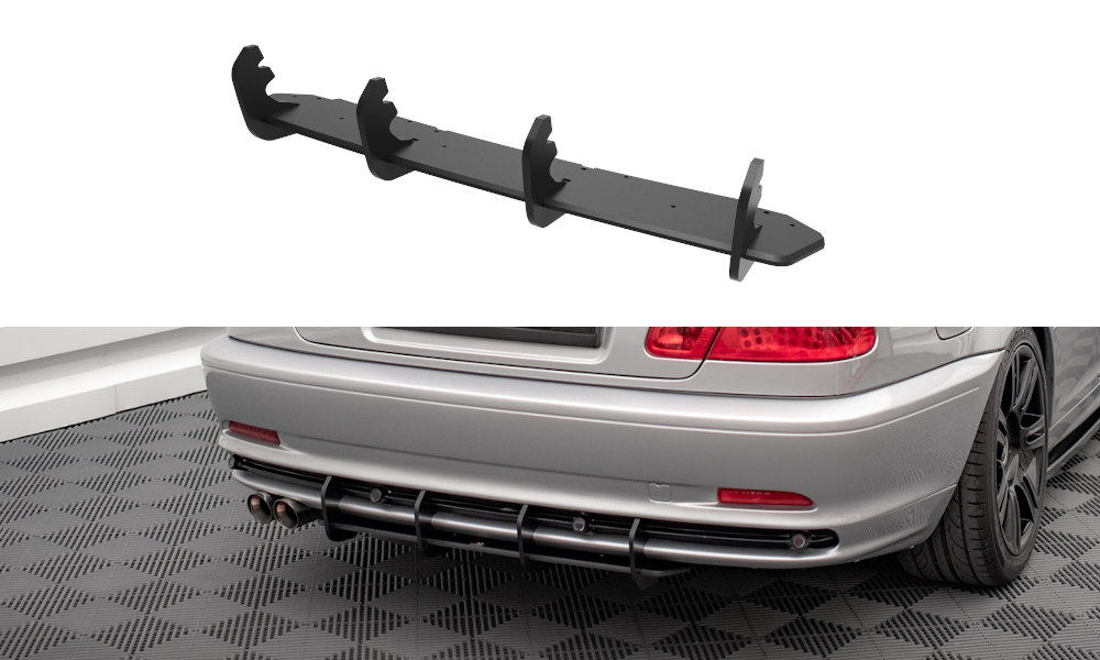Street Pro Heckschürze passend für BMW 3er Coupe E46 – Ansicht 2