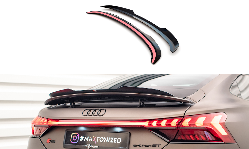 Heckspoiler Lippe Audi e-Tron GT / RS GT RS Mk1 schwarz Hochglanz – Ansicht 2