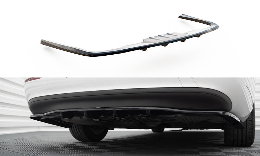 Street+ Mittlerer Diffusor RACE passend für Mercedes-Benz E W213 schwarz Hochglanz – Ansicht 2