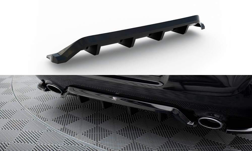 Street+ Mittlerer Diffusor RACE passend für Chrysler 300 Mk2 schwarz Hochglanz – Ansicht 2