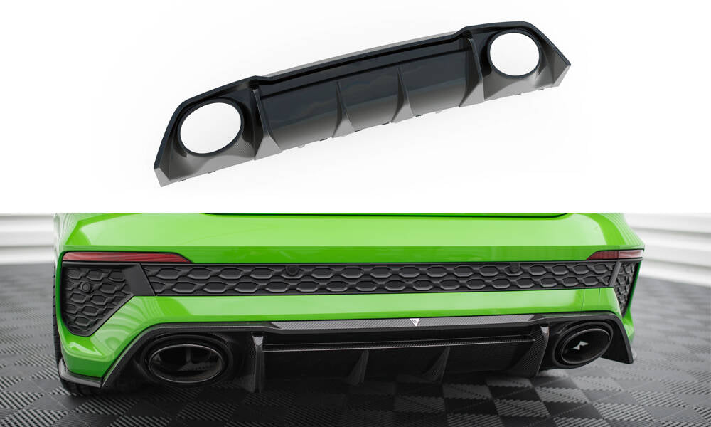 Prepreg Carbon Fiber Diffusor Heck Ansatz passend für Audi RS3 8Y – Ansicht 2