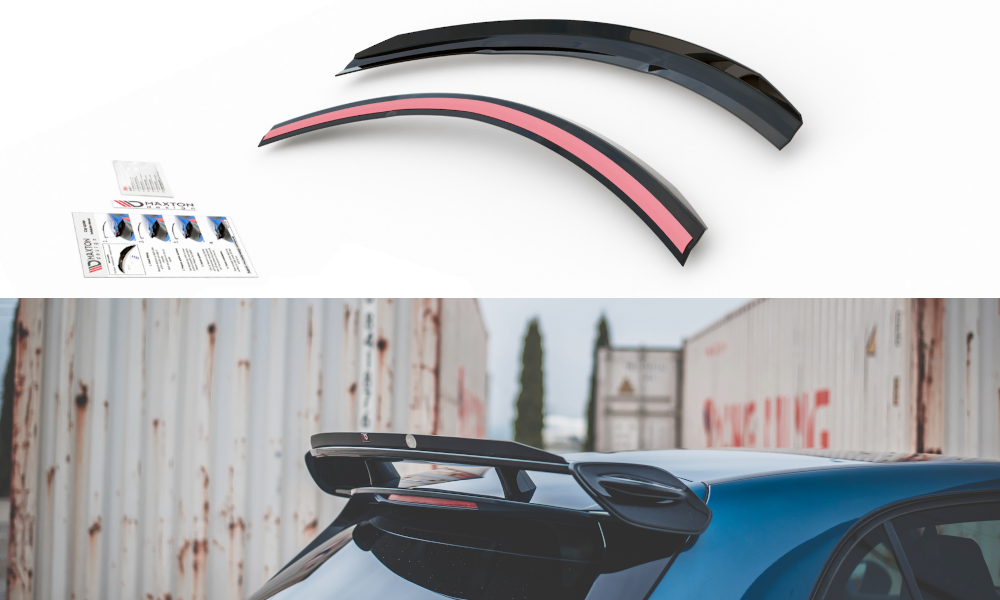Heckspoiler Lippe Mercedes A35 AMG  Hatchback W177  schwarz Hochglanz – Ansicht 2