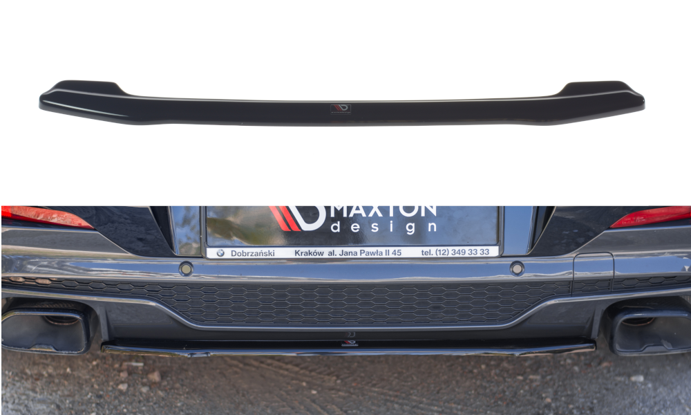 Heckansatz BMW X4 M40i G02 schwarz Hochglanz – Ansicht 2