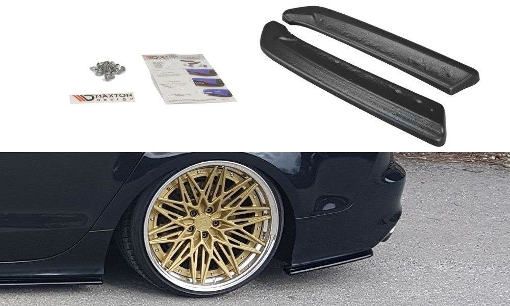 Heck Ansatz Flaps Diffusor V.1 passend für Audi A7 S-Line C7 schwarz Hochglanz – Ansicht 2