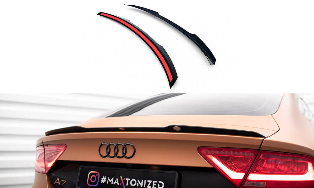 Heckspoiler Lippe Audi A7 C7 schwarz Hochglanz – Ansicht 2