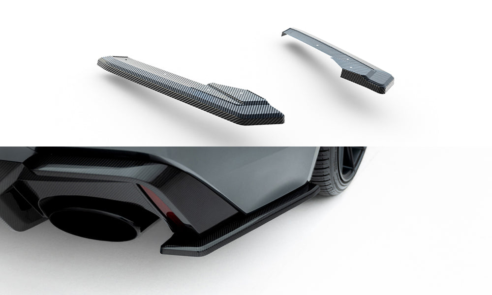 Prepreg Carbon Fiber Heck Ansatz Flaps Diffusor passend für Audi RS7 C8 – Ansicht 2