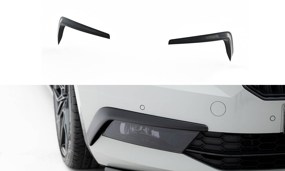 Rahmen Für Leuchten Skoda Superb Liftback / Combi Mk3 schwarz Hochglanz – Ansicht 2