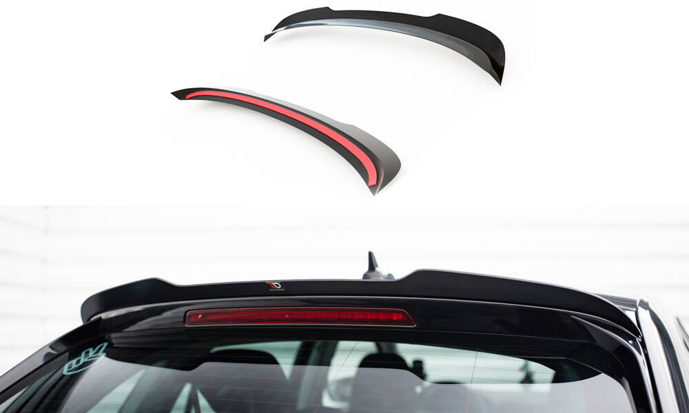 Heckspoiler Lippe Skoda Scala schwarz Hochglanz – Ansicht 2