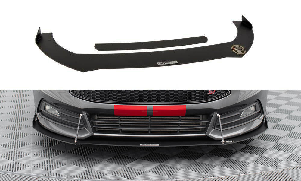 Sport Street+ Spoilerlippe Front Ansatz V.2 passend für Ford Focus ST Mk3 FL – Ansicht 2