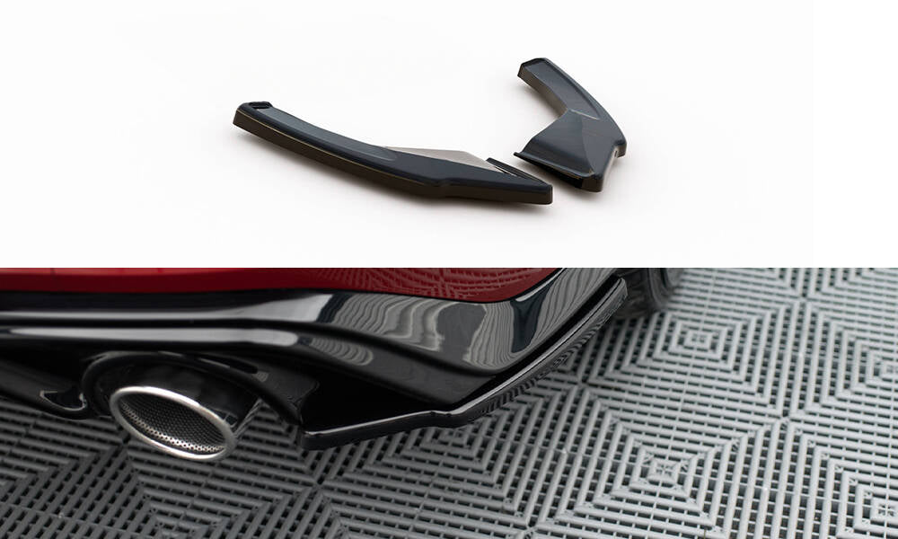 Heck Ansatz Flaps Diffusor V.3 passend für VW Golf GTI Mk8 schwarz Hochglanz – Ansicht 2