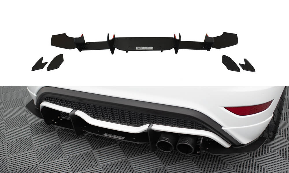 Heckschürze V.2 passend für Ford Fiesta Mk7 ST FL – Ansicht 2