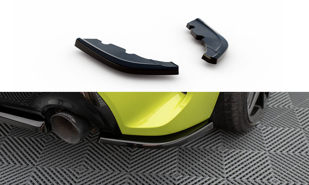 Heck Ansatz Flaps Diffusor V.7 passend für BMW 1er M-Paket / M135i F40 schwarz Hochglanz – Ansicht 2