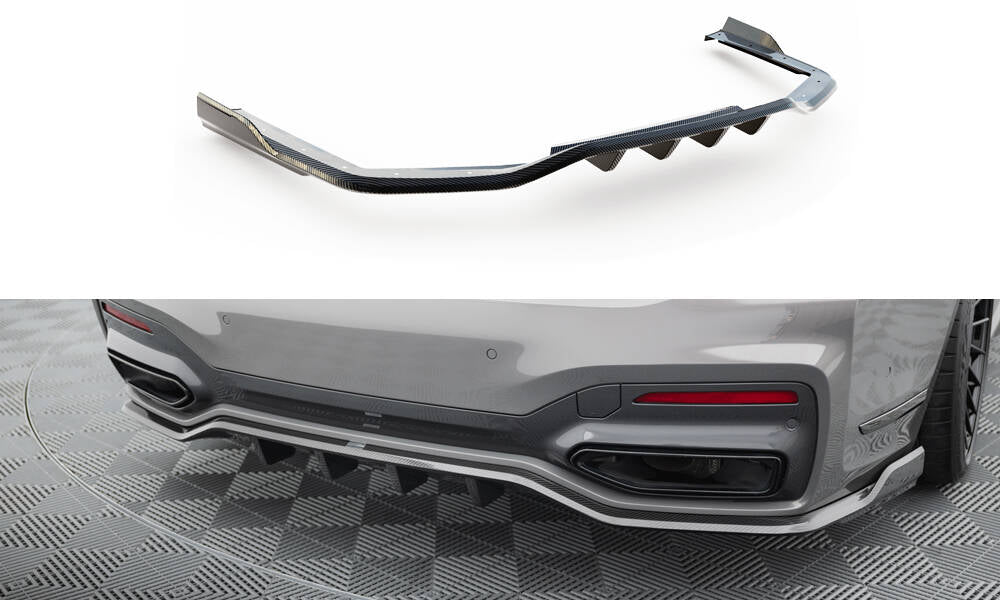 Prepreg Carbon Fiber Rear Splitter BMW 7 M-Paket G11 / G12 Facelift – Ansicht 2