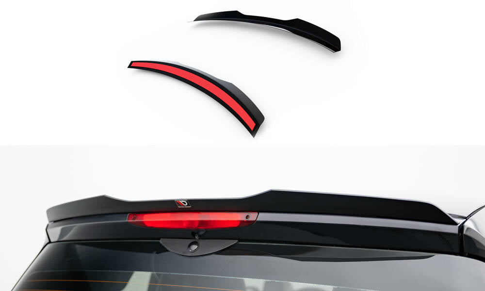 Heckspoiler Lippe Brabus Smart Fortwo C451 Facelift schwarz Hochglanz – Ansicht 2