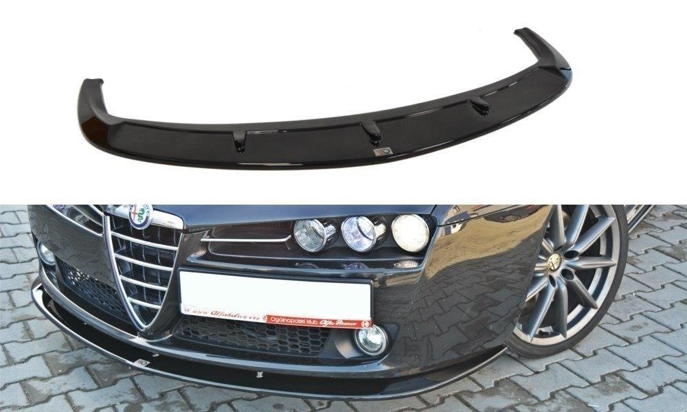 Street+ Spoilerlippe Front Ansatz passend für v.2 ALFA ROMEO 159 schwarz Hochglanz – Ansicht 2
