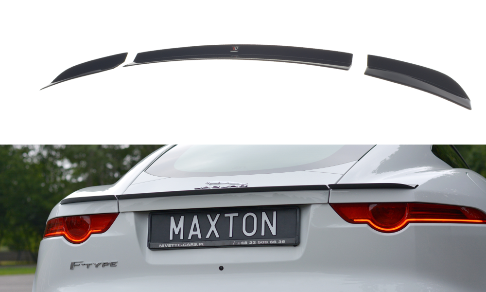 Heckspoiler Lippe Jaguar F-Type X152 Facelift 2 schwarz Hochglanz – Ansicht 2