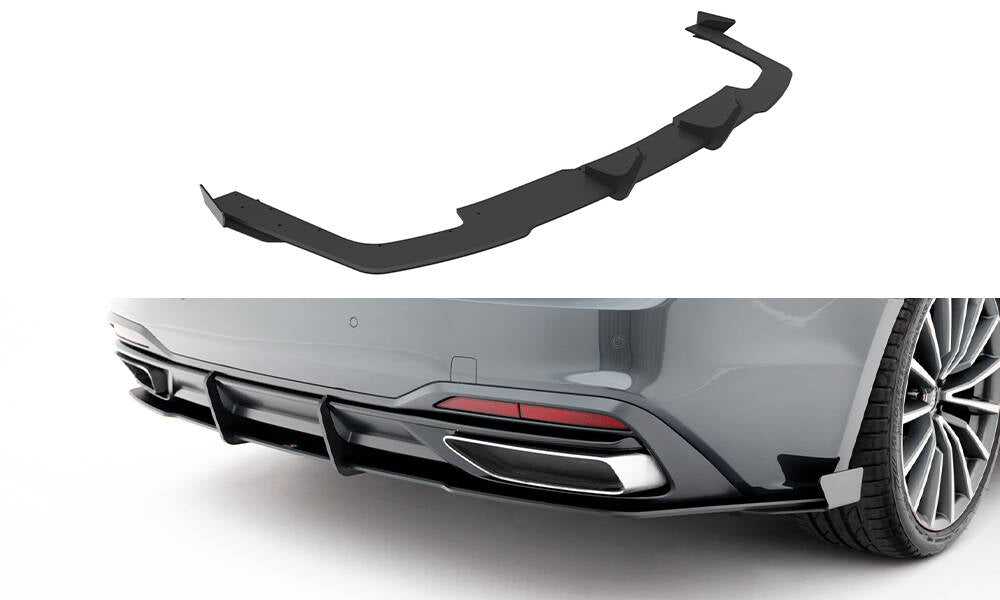 Street Pro Heckschürze + Flaps passend für Audi A5 F5 Facelift schwarz Hochglanz – Ansicht 2