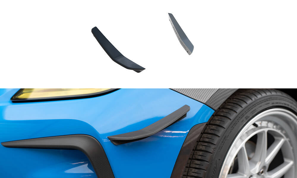 Stoßstangen Flaps Wings vorne Canards passend für Toyota GR86 Mk1 – Ansicht 2