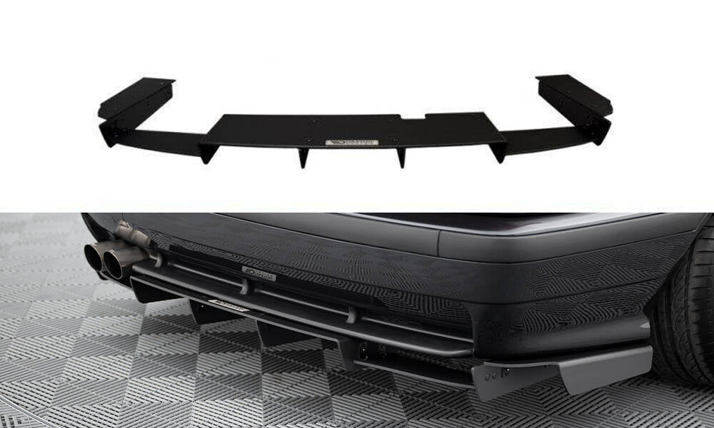 Diffusor Heck Ansatz passend für Heckschürze passend für BMW M3 / 3 M-Paket Coupe / Cabrio E36 – Ansicht 2