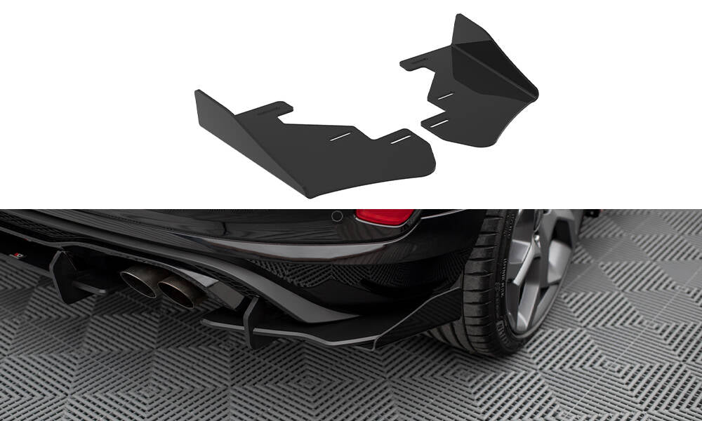 Seitenschweller Flaps passend für Ford Fiesta Mk8 ST  schwarz Hochglanz – Ansicht 2