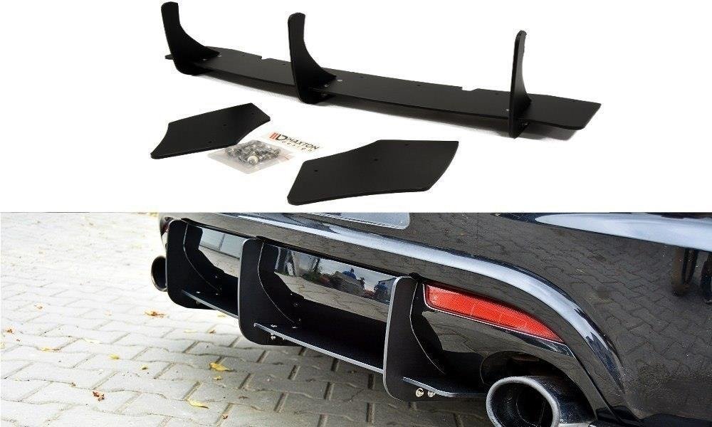 VW SCIROCCO R Diffusor Heck Ansatz passend für Heckschürze passend für & Heck Ansatz Flaps Diffusor passend für – Ansicht 2