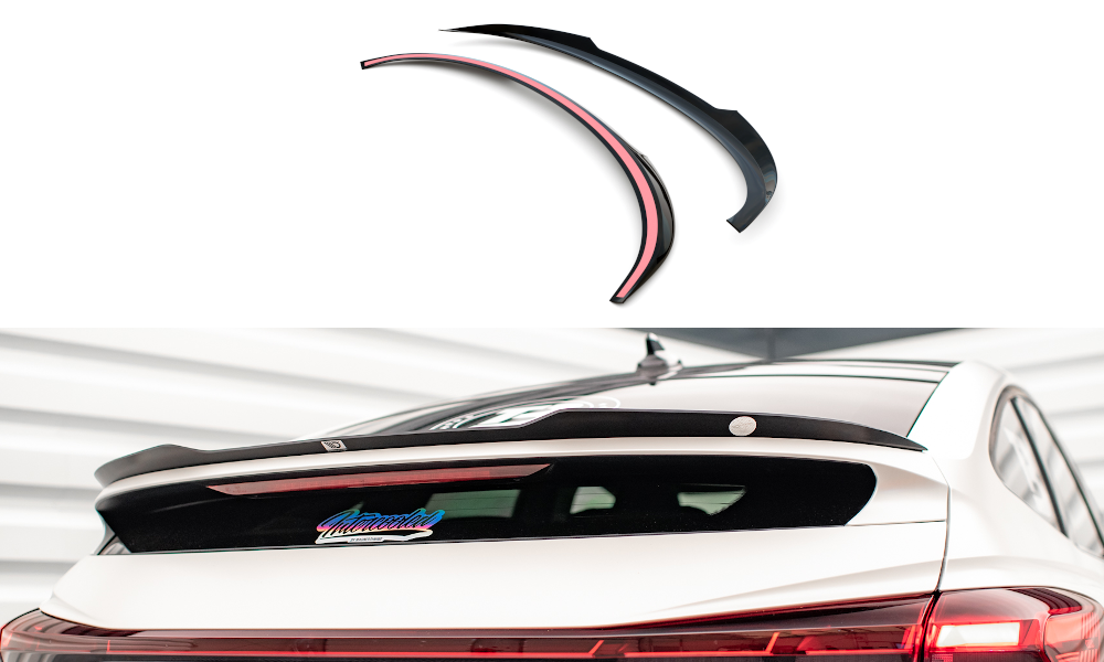 Heckspoiler Lippe Audi Q4 e-tron Sportback Mk1 schwarz Hochglanz – Ansicht 2